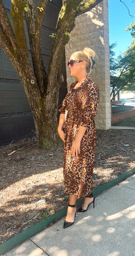 Leopard Lynx Dress