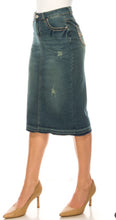 Ashley Vintage Wash Jean Skirt