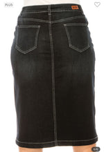 Melissa Black Wash Plus Jean Skirt