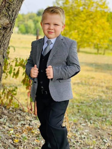 Boys Houndstooth Suit set
