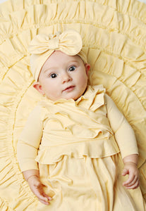 Ruffle Lemon loves Layette gown