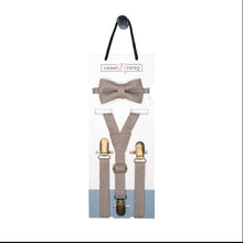 Sweet N Swag Leather Suspender & BowTie Sets