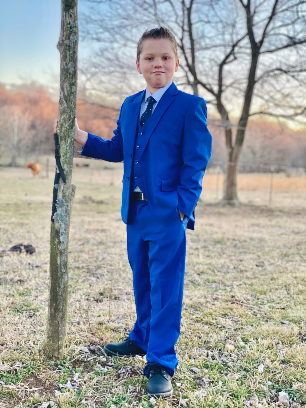 Boys Royal Blue Suit