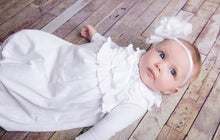 Ruffle Lemon loves Layette gown