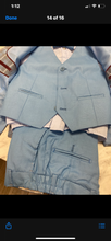 Toddler Blue Plaid Suit